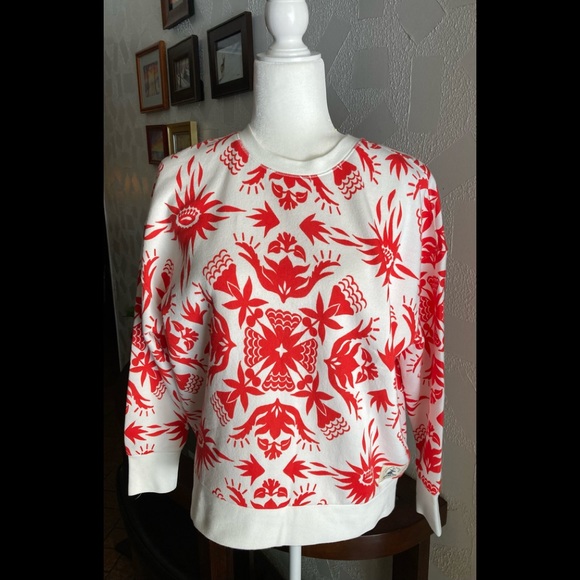 Scotch and Soda Women Crewneck Graphic Sweatshirt NWT - Picture 4 of 11